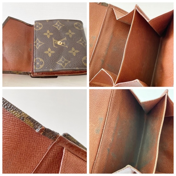 Louis Vuitton brown monogram canvas vintage compact wallet - Picture 2 of 9
